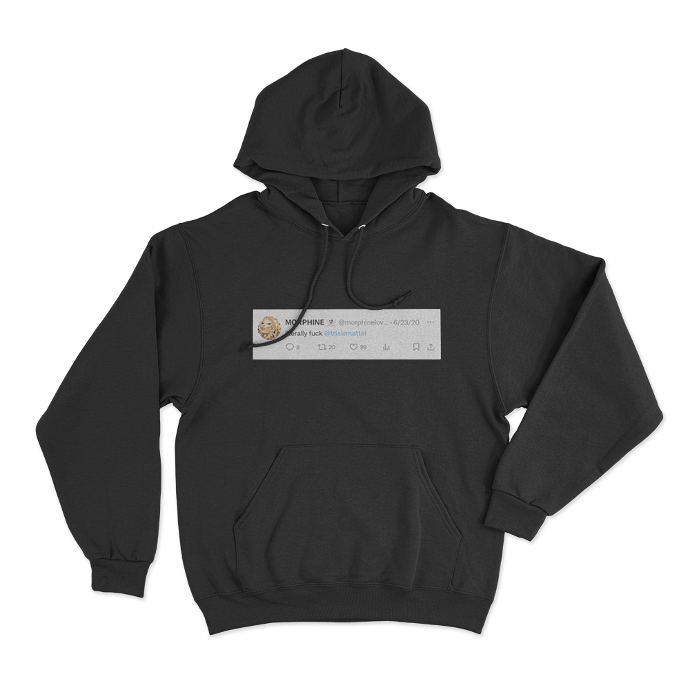 Literally.... Unisex Hoodie Black Literally. Unisex Hoodie Black
