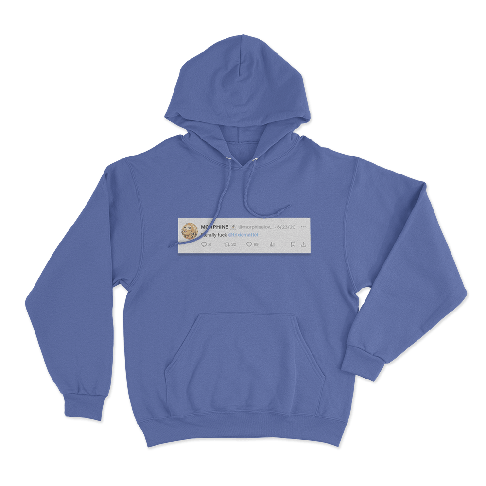 Literally.... Unisex Hoodie Blue Literally. Unisex Hoodie Blue