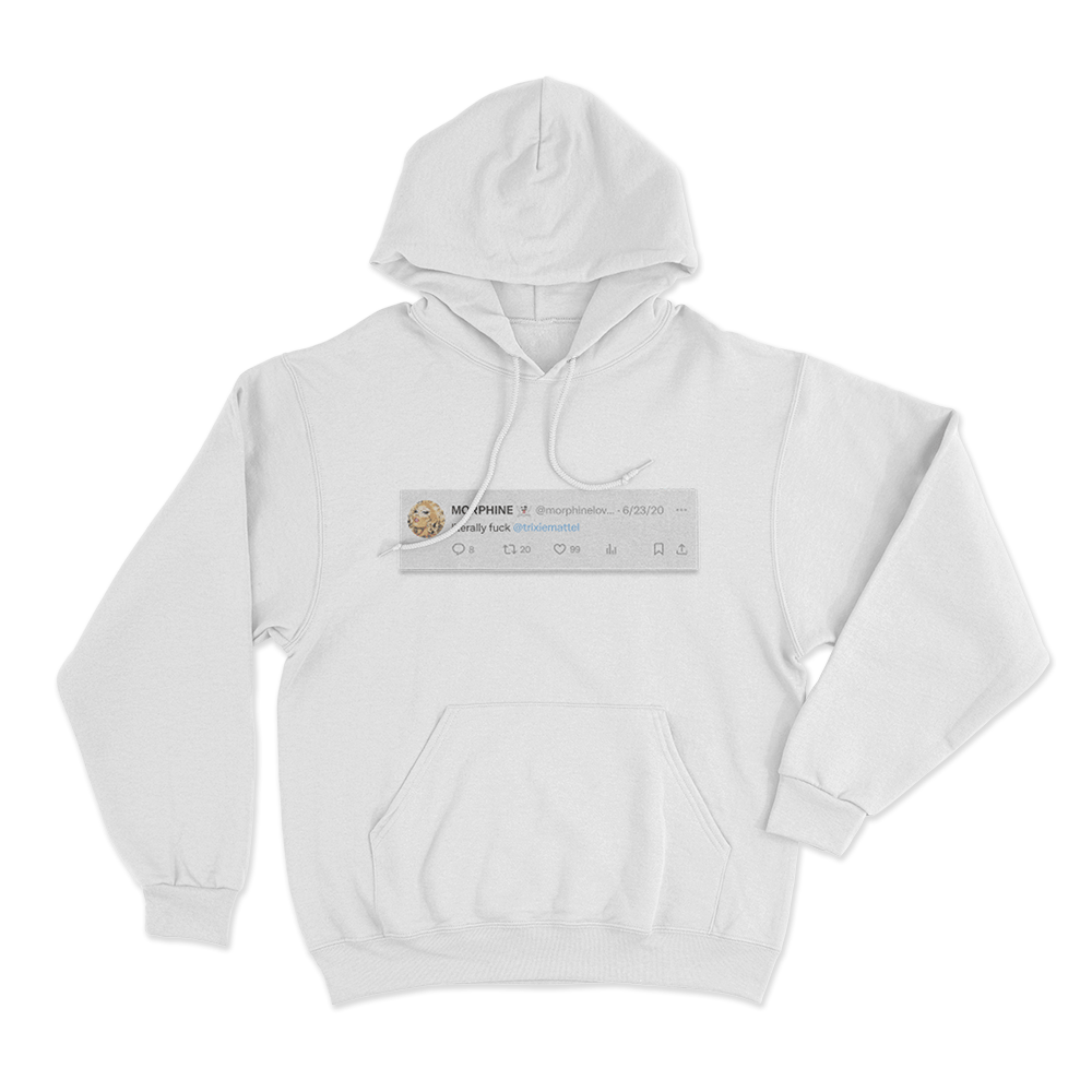 Literally.... Unisex Hoodie White Literally. Unisex Hoodie White