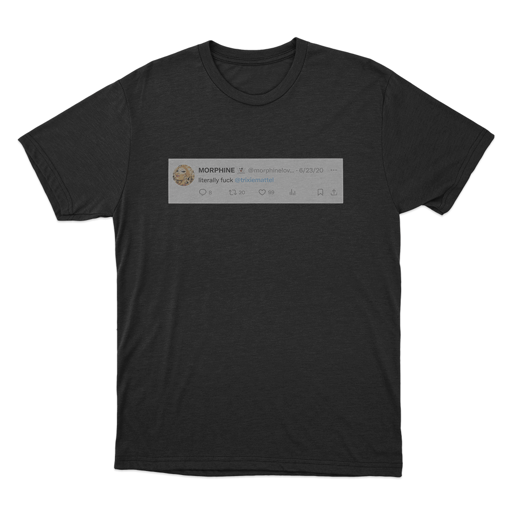 Literally.... Unisex T Shirt Black Literally. Unisex T Shirt Black