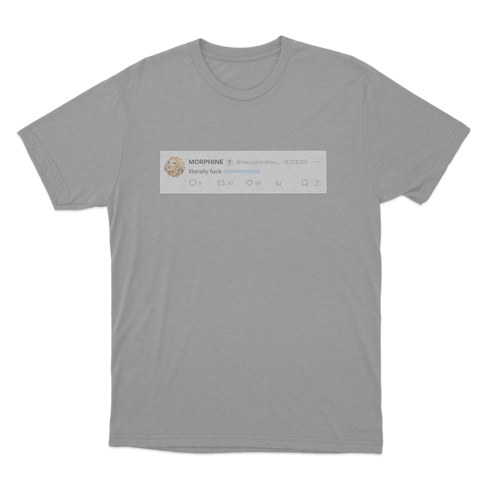 Literally.... Unisex T Shirt Grey Literally. Unisex T Shirt Grey