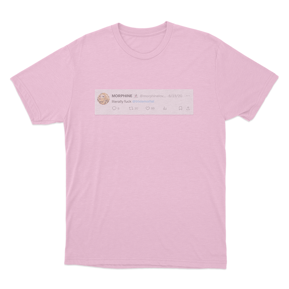 Literally.... Unisex T Shirt Pink Literally. Unisex T Shirt Pink