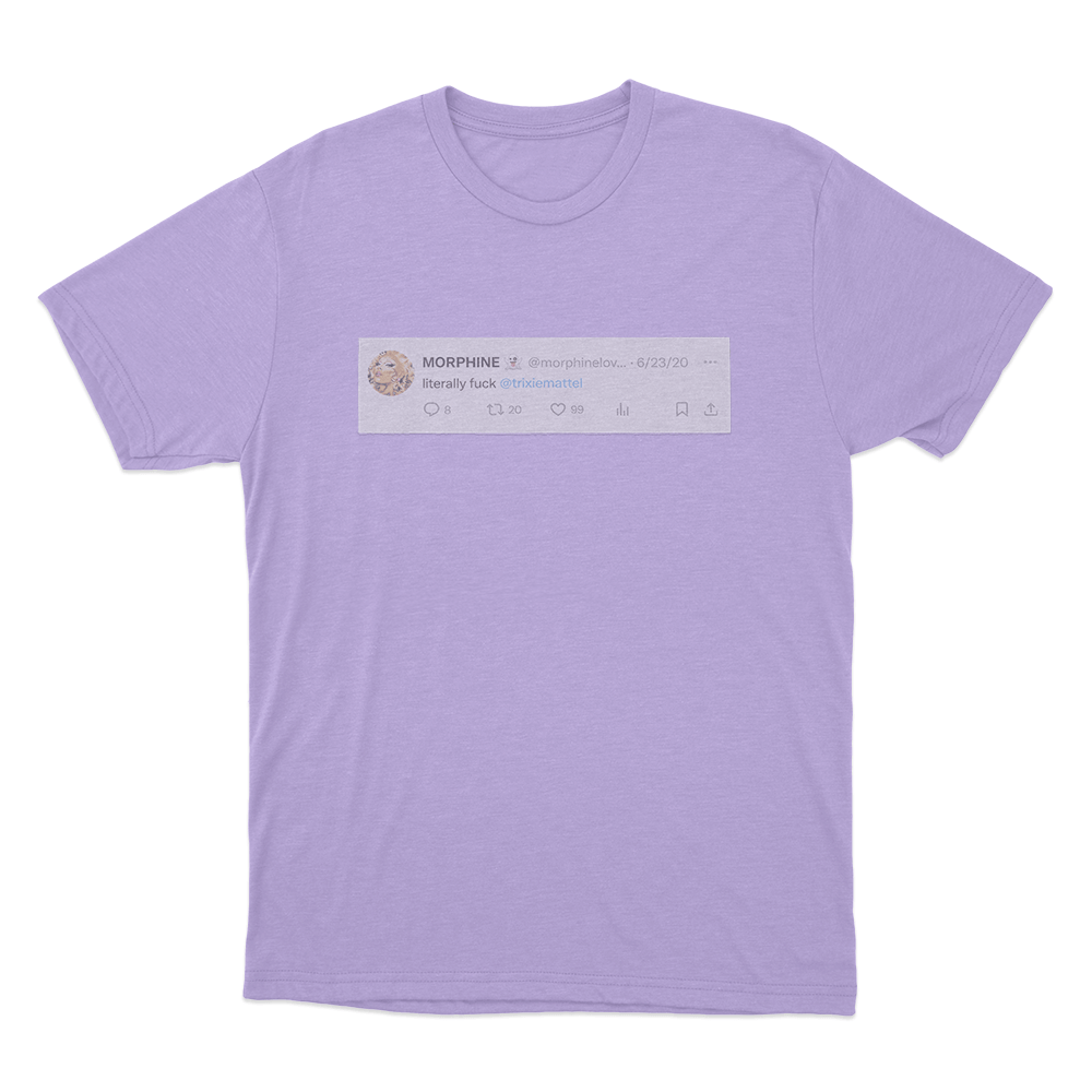 Literally.... Unisex T Shirt Purple Literally. Unisex T Shirt Purple