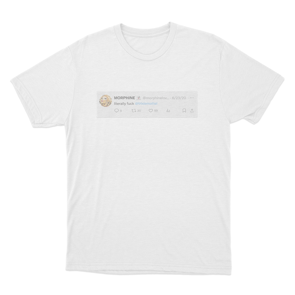 Literally.... Unisex T Shirt White Literally. Unisex T Shirt White