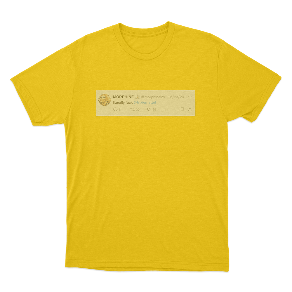 Literally.... Unisex T Shirt Yellow Literally. Unisex T Shirt Yellow