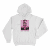 Solid Pink Disco Tour Unisex Hoodie White