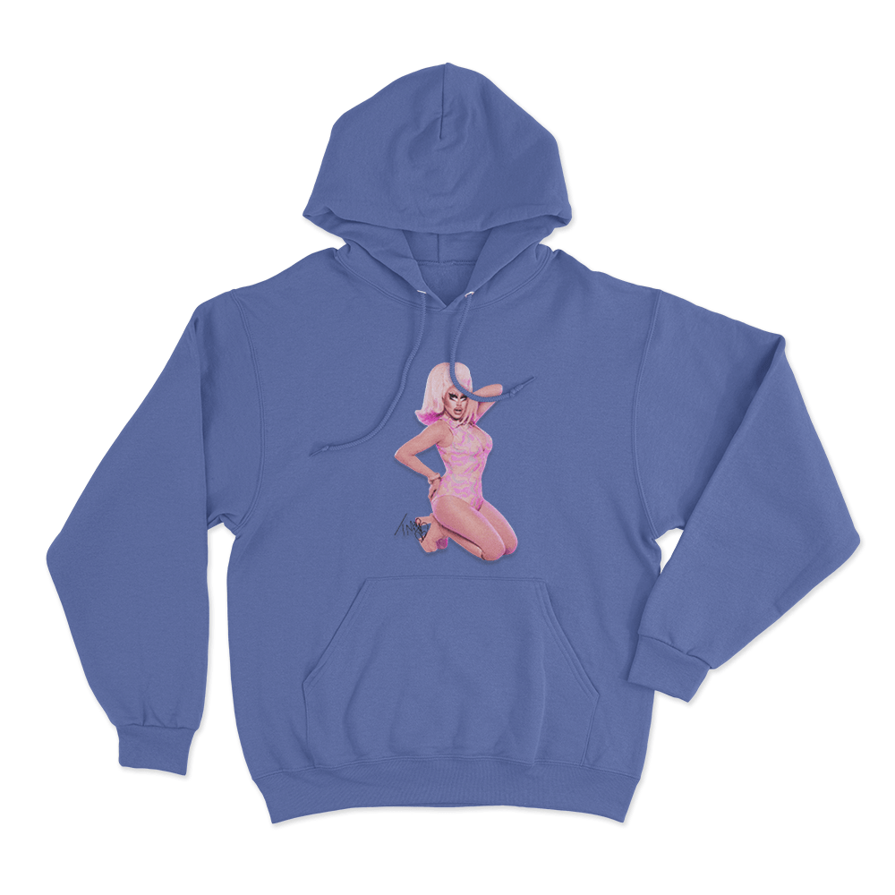 Trixie Mattel Bubblegum Unisex Hoodie Blue Trixie Mattel Bubblegum Unisex Hoodie Blue