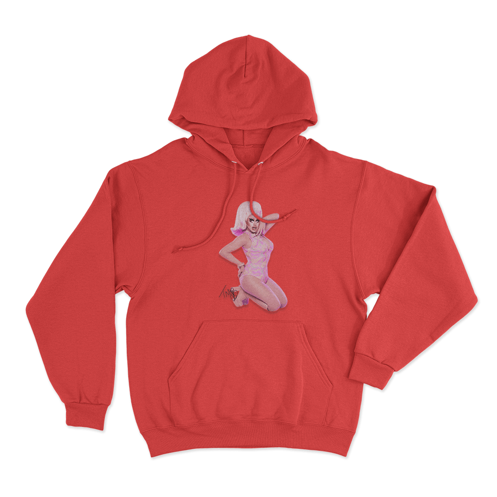 Trixie Mattel Bubblegum Unisex Hoodie Red Trixie Mattel Bubblegum Unisex Hoodie Red