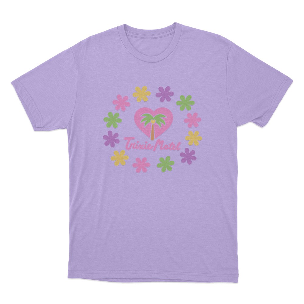 Trixie Motel Flower Unisex T Shirt Purple Trixie Motel Flower Unisex T Shirt Purple